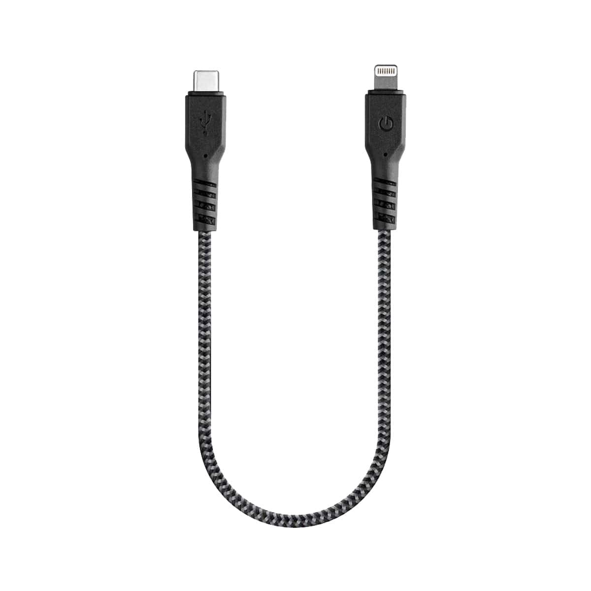 کابل تبدیل USB-C به لایتنینگ انرجیا مدل FibraTough طول 30 سانتی متر