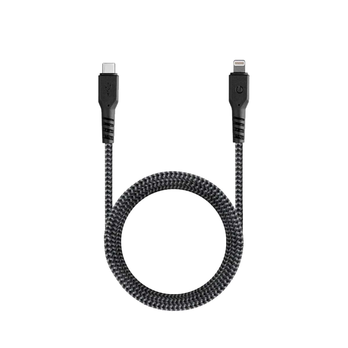 کابل تبدیل USB-C به لایتنینگ انرجیا مدل FibraTough طول 1.5 متر